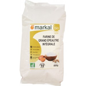 FARINE EPEAUTRE GRAND INTEGRALE 500G MARKAL BIO