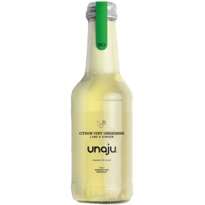 UNAJU CITRON VERT GINGEMBRE 25CL BIO