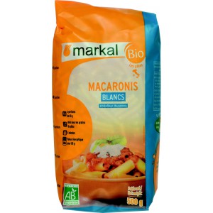 MACARONI BLANC 500G MARKAL BIO