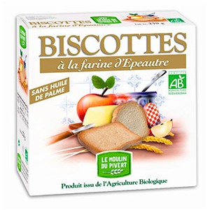 BISCOTTES EPEAUTRE 270G A L'HUILE OLIVE BIO