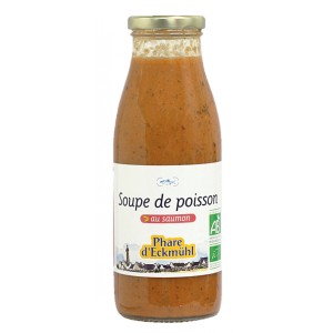 SOUPE DE  POISSON  AU SAUMON 500G BIO