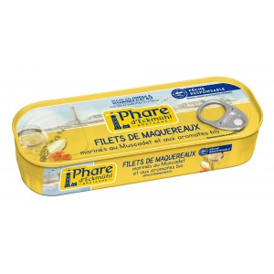 FILETS DE MAQUEREAUX* VIN MUSCADET AROMATES BIO 151G