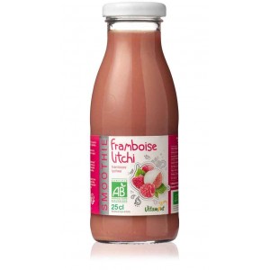 SMOOTHIE FRAMBOISE LITCHI 25CL BIO