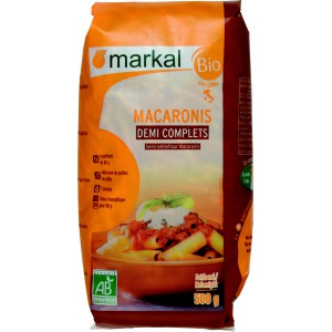 Pâte macaroni demi-complète - 5kg - bio - Boutique On Part en Vrac