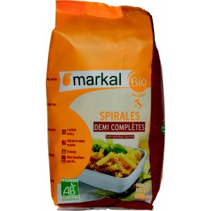 Pâte spirale semi complète, BIO - Vrac