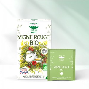 TISANE VIGNE ROUGE 18 SACHETS FRANCE ROMON NATURE BIO