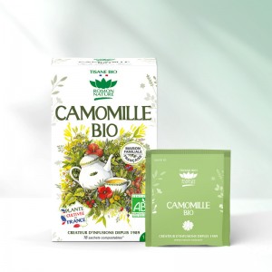 TISANE CAMOMILLE 18 SACHETS FRANCE ROMON NATURE BIO