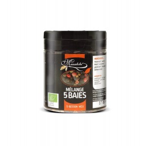 MELANGE 5 BAIES GRAINES 120G POT PET BIO