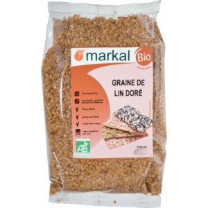 GRAINE LIN DORE 500G MARKAL BIO