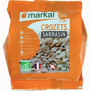 CROZETS SARRASIN 20% 500G BIO