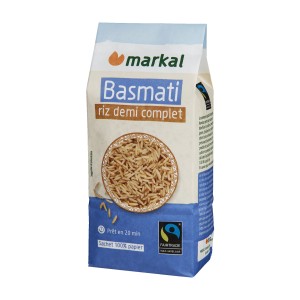 RIZ BASMATI 1/2 COMPLET 500G BIO