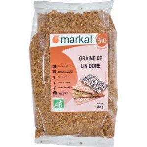 GRAINE LIN DOREE 250G MARKAL BIO