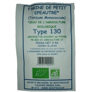 FARINE PETIT EPEAUTRE 5KG T130 BIO