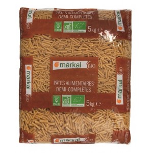 MACARONI 1/2 COMPLET 5KG VRAC BIO