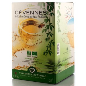 VIN BLANC DES CEVENNES 5L 12.5% AB BIO