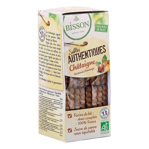 BISCUIT CHATAIGNE 180G AUTHENTIQUE BISSON BIO