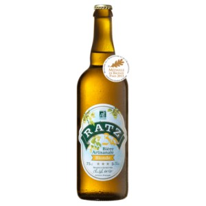 BIERE BLONDE 75CL ARTISANALE BIO BIO