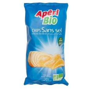 CHIPS SANS SEL 125G APERI BIO BIO