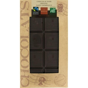 S.CHOCOLAT NOIR NATURE 73% ST DOMINGUE 100G BIO