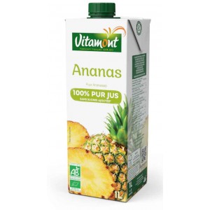 PUR JUS  ANANAS 1 L BIO