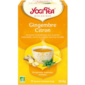 YOGI TEA GINGEMBRE CITRON BIO