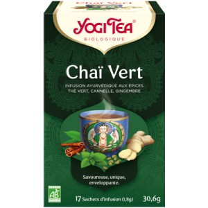 YOGI TEA CHAI VERT BIO