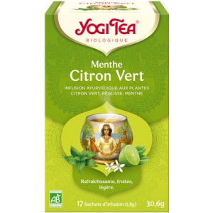 YOGI TEA MENTHE CITRON VERT BIO