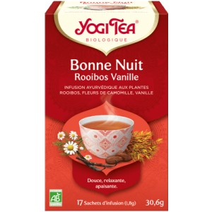 YOGI TEA BONNE NUIT ROOIBOS VANILLE BIO