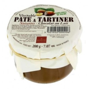 PATE A TARTINER NOISETTES CHOC.LAIT 200G EN VERRINES BIO