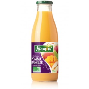 JUS POMME MANGUE 75CL BIO