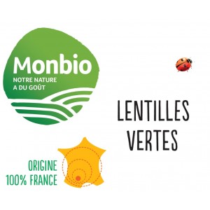 LENTILLES VERTES MONBIO AB 5KG BIO