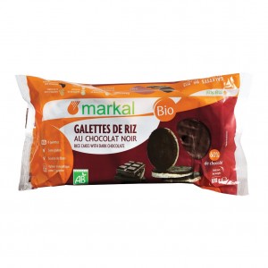 GALETTES DE RIZ AU CHOCOLAT NOIR 100G BIO