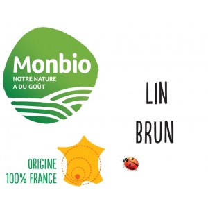 GRAINE LIN BRUN MONBIO AB 5KG BIO