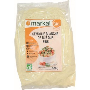 SEMOULE BLE FINE BLANCHE 500G BIO