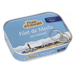 FILETS DE MERLU AU NATUREL 150G*