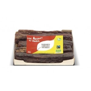 BANANES LONGUES SECHEES EN PAQUET EQUATEUR 250G BIO