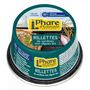 RILLETTES DE SARDINES* AUX ALGUES BIO 120G