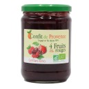 CONFITURE 4 FRUITS ROUGES 650G CONFIT PROVENCE BIO