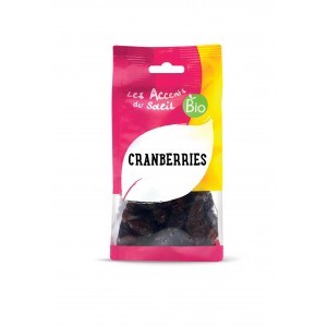 CRANBERRIES SUCRE CANNE 125G BIO