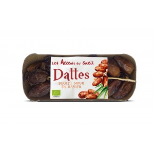 DATTES DEGLET NOUR EN RAVIER  BARQUETTE  TUNISIE 250G BIO