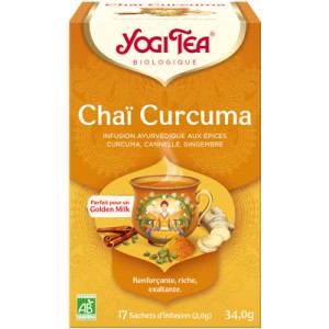 YOGI TEA CHAI CURCUMA BIO