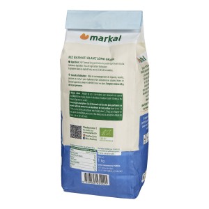 S.RIZ BASMATI BLANC 1KG BIO