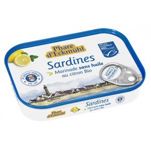 SARDINE MARINADE CITRON SANS HUILE MOINS DE SEL* 115G