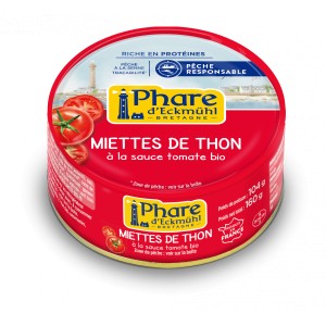 MIETTES DE THON LISTAO* A LA TOMATE BIO 160G