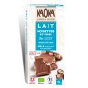 CHOCOLAT LAIT NOISETTES 180G BIO