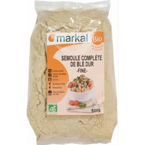 SEMOULE BLANCHE DE BLÉ DUR FINE 500 G MARKAL