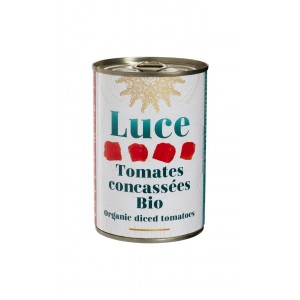 TOMATES CONCASSEES 400G BOITE METAL LUCE BIO