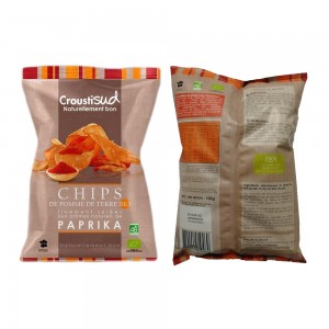 CHIPS POMME DE TERRE PAPRIKA 100G BIO