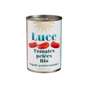 TOMATE PELEE 400G LUCE BOITE METAL BIO