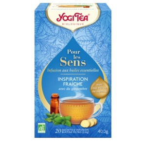 YOGI TEA INSPIRATION FRAICHE AUX HUILES ESSENTIELLES BIO